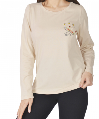 تیشرت آستین بلند زنانه ناربن Narbon مدل چترگل