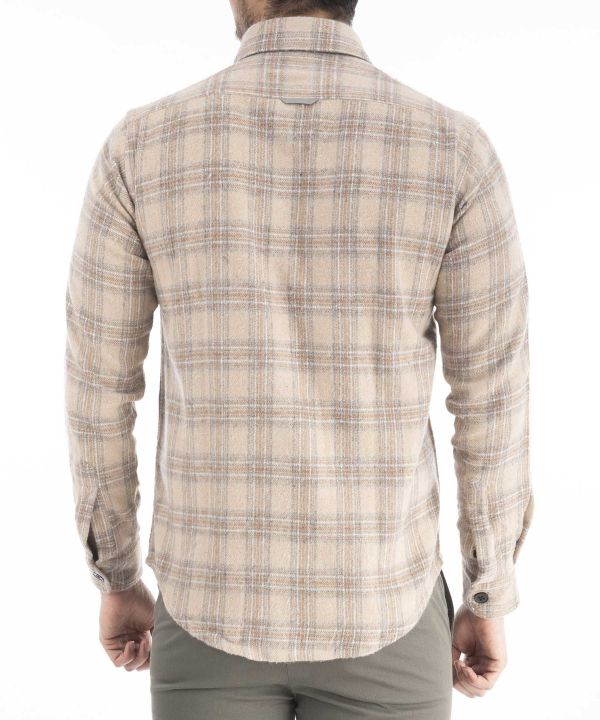 پیراهن آستین بلند مردانه سه دو مدل 4WM45NW0741