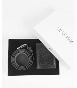 ست هدیه مردانه چرم طبیعی چرم آرا CharmAra مدل s026