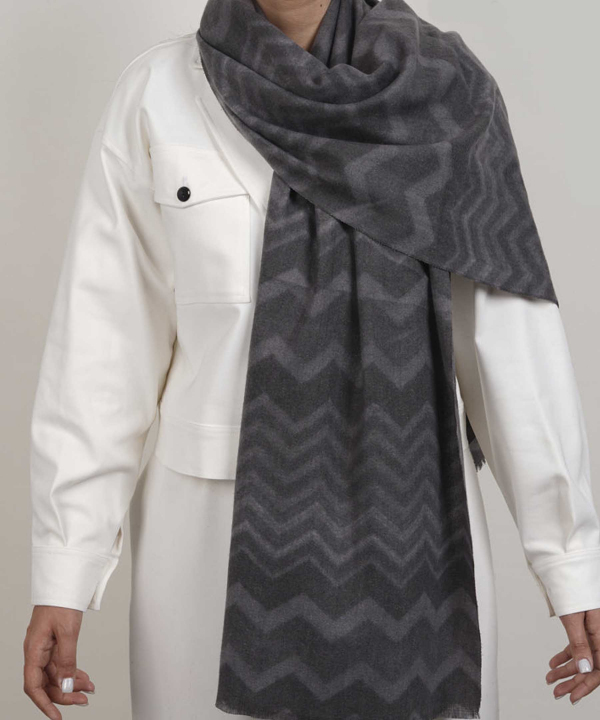 شال موهر نازک زنانه نوولاشال Novella Shawl کد 55002