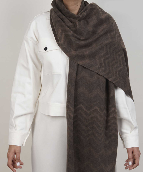 شال موهر نازک زنانه نوولاشال Novella Shawl کد 55002
