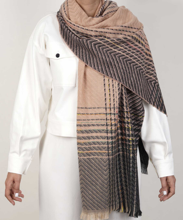 شال موهر زنانه نوولاشال Novella Shawl کد 55001