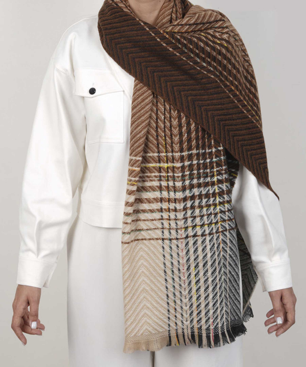 شال موهر زنانه نوولاشال Novella Shawl کد 55001