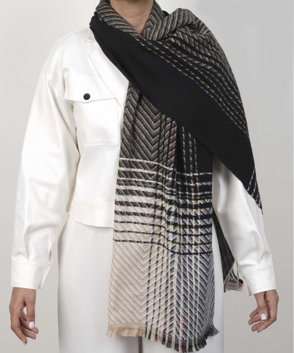 شال موهر زنانه نوولاشال Novella Shawl کد 55001