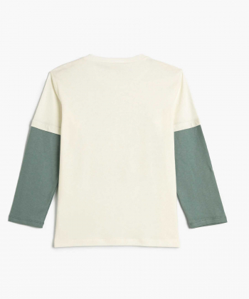 تیشرت آستین بلند پسرانه کوتون Koton کد 4WKB10318TK