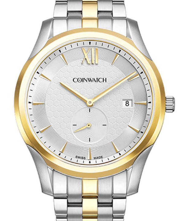 ساعت مچی عقربه‌ای مردانه کوین واچ Coinwatch مدل C192TWH