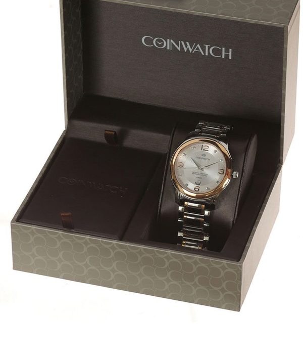 ساعت مچی عقربه‌ای مردانه کوین واچ Coinwatch مدل C132RSN