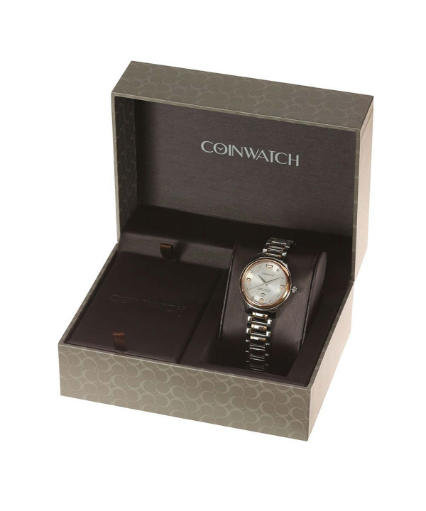 ساعت مچی عقربه‌ای زنانه کوین واچ Coinwatch مدل C133RSN