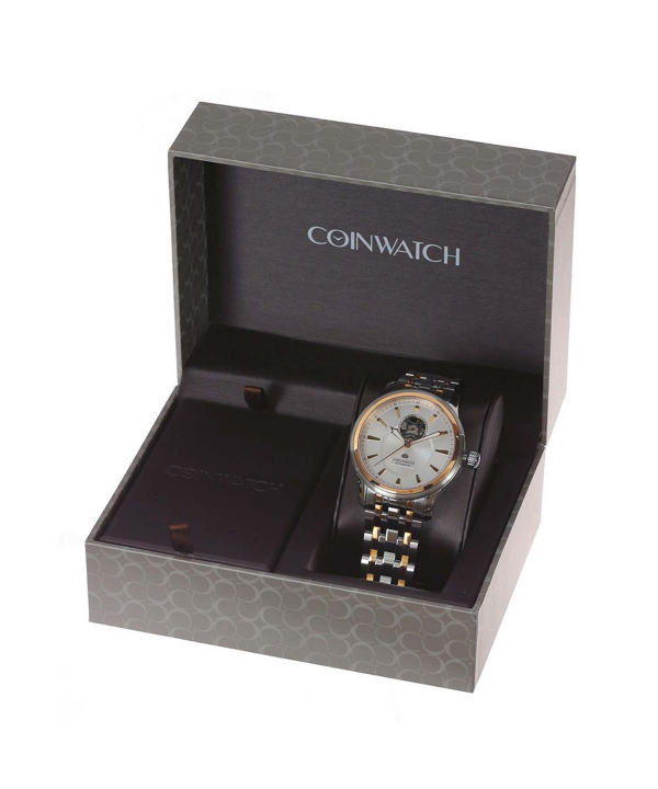 ساعت مچی عقربه‌ای مردانه کوین واچ Coinwatch مدل C143RWH