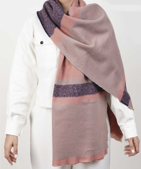 شال موهر زنانه نوولاشال Novella Shawl کد 55020