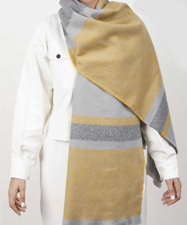 شال موهر زنانه نوولاشال Novella Shawl کد 55020