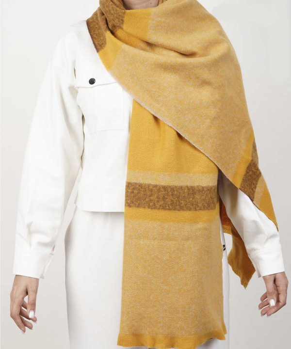 شال موهر زنانه نوولاشال Novella Shawl کد 55020