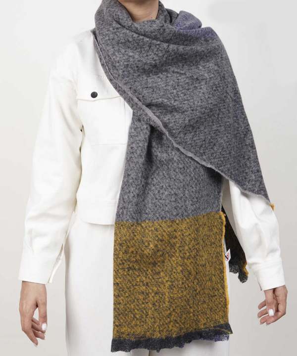 شال موهر زنانه نوولاشال Novella Shawl کد 55019
