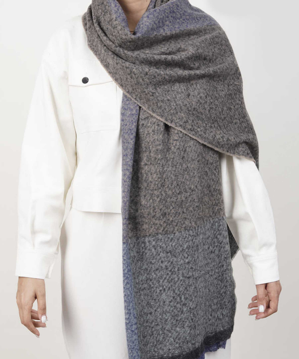 شال موهر زنانه نوولاشال Novella Shawl کد 55019