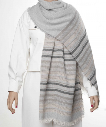 شال لینن زنانه نوولاشال Novella Shawl کد 55027