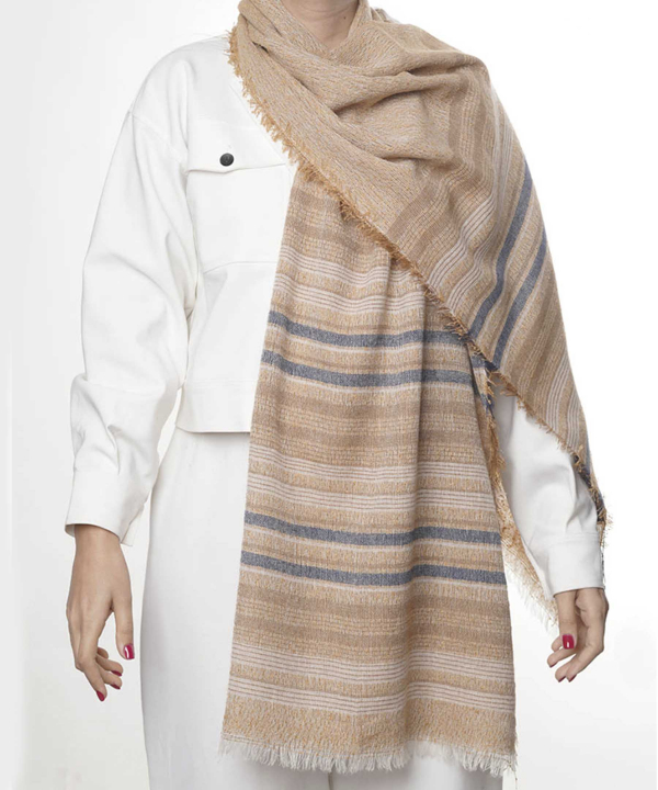 شال لینن زنانه نوولاشال Novella Shawl کد 55027