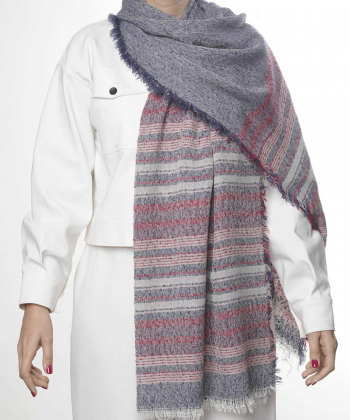 شال لینن زنانه نوولاشال Novella Shawl کد 55027
