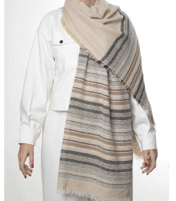 شال لینن زنانه نوولاشال Novella Shawl کد 55027