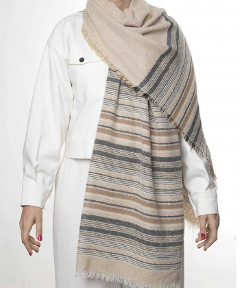 شال لینن زنانه نوولاشال Novella Shawl کد 55027