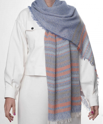 شال لینن زنانه نوولاشال Novella Shawl کد 55027
