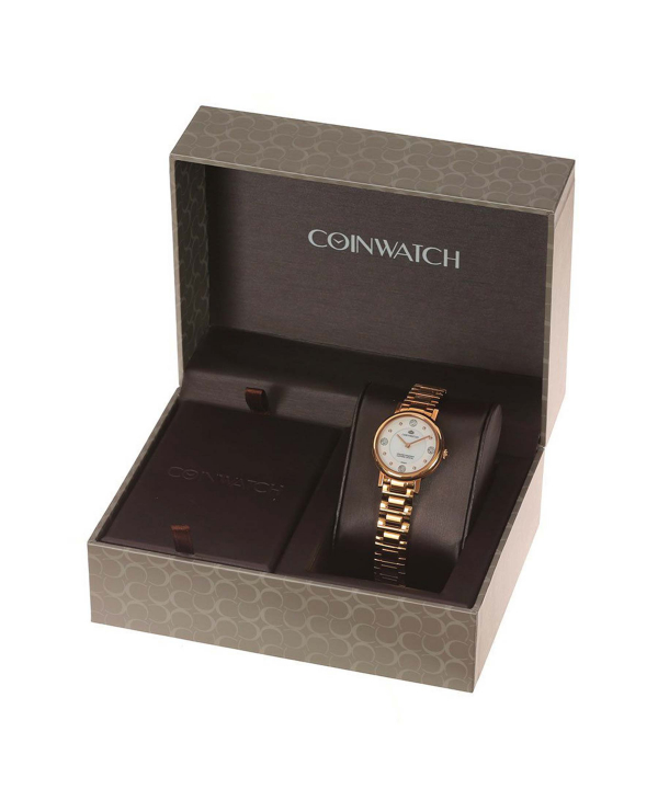 ساعت مچی عقربه‌ای زنانه کوین واچ Coinwatch مدل C169RWR