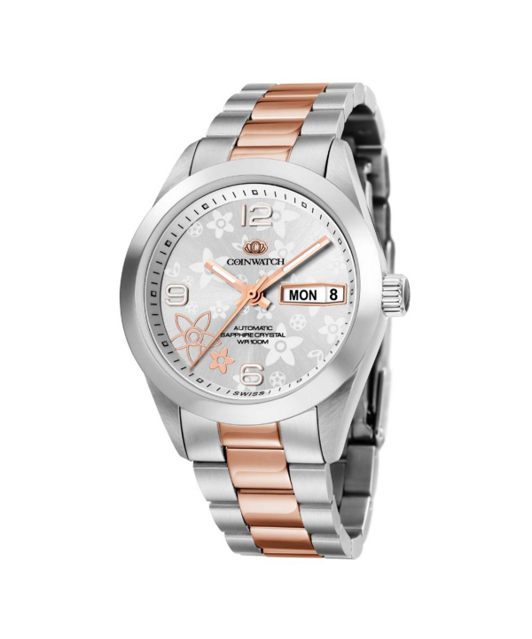 ساعت مچی عقربه‌ای زنانه کوین واچ Coinwatch مدل C108RSF
