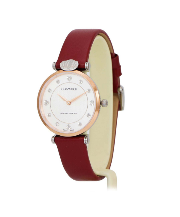 ساعت مچی عقربه‌ای زنانه کوین واچ Coinwatch مدل C195RWL