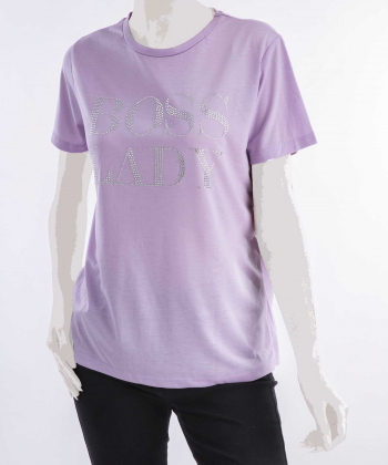 تیشرت آستین کوتاه زنانه کافه شرت مدل 63002