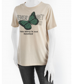 تیشرت زنانه کافه شرت Cafe Shirt کد 63010