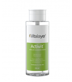 محلول پاک کننده آرایش اکتی ویت ویتالیر Vitalayer حجم 250 میلی لیتر