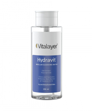 محلول پاک کننده آرایش هیدراویت ویتالیر Vitalayer حجم 250 میلی لیتر