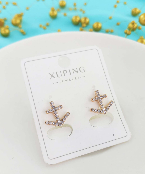 گوشواره میخی زنانه ژوپینگ Xuping مدل لنگر AAC-105