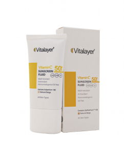 فلوئید ضدآفتاب ویتالیر Vitalayer حاوی ویتامین C حجم 50 میلی لیتر