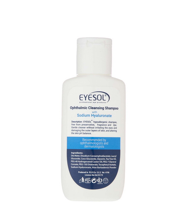شامپو تخصصی پلک و مژه plus آیسول Eyesol حجم 75 میلی لیتر