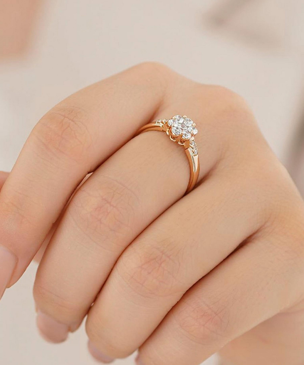 انگشتر زنانه ژوپینگ Xuping مدل گل کد AAE-358