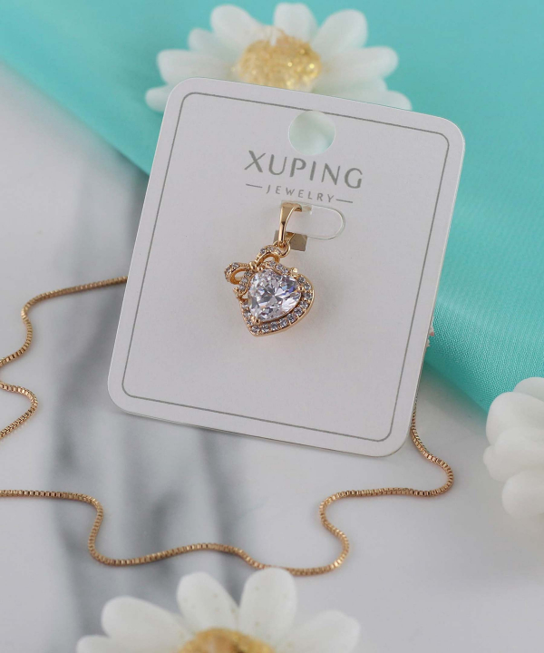 گردنبند زنانه ژوپینگ Xuping مدل قلب کد AAB-318