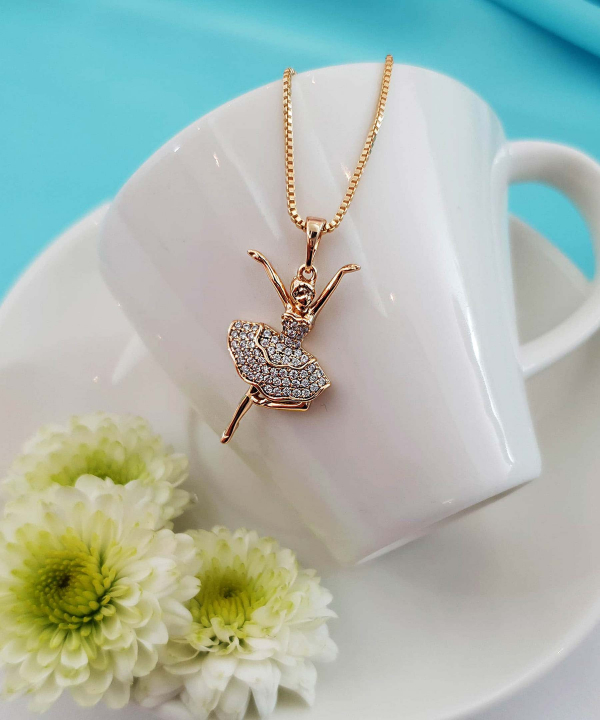 گردنبند زنانه ژوپینگ Xuping مدل فرشته بالرین کد S1AAB-6-1