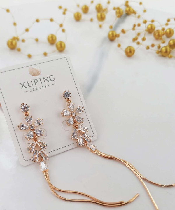 گوشواره میخی زنانه ژوپینگ Xuping مدل گل کد AAC-291