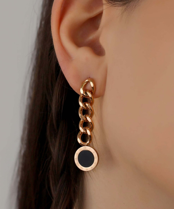 گوشواره زنانه استیل زودیکا Zoodika طرح کارتیه کد AAC-224