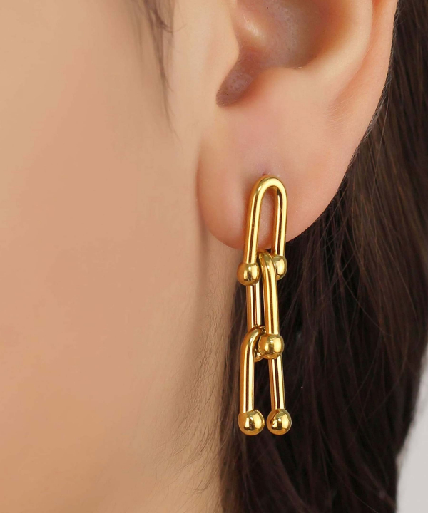 گوشواره میخی زنانه استیل زودیکا Zoodika طرح تیفانی کد AAC-315