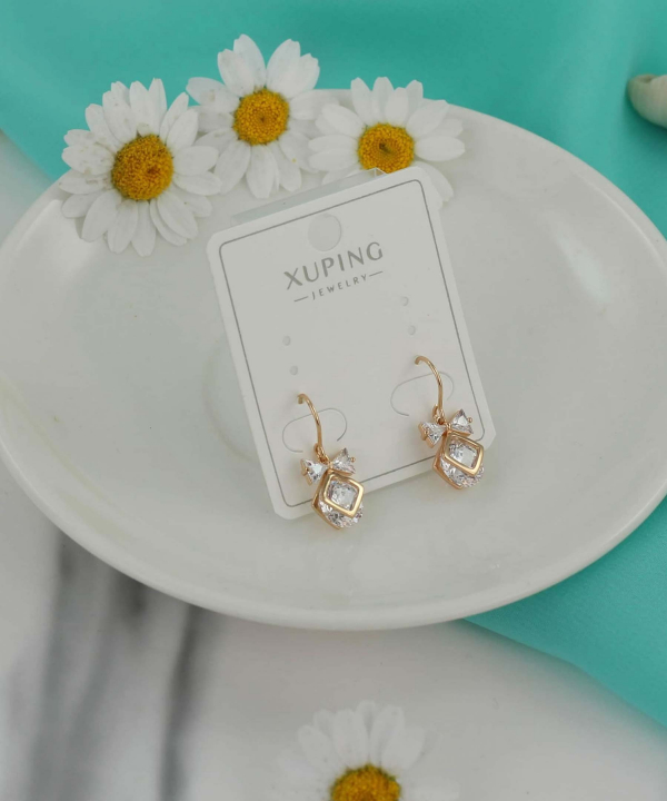 گوشواره زنانه ژوپینگ Xuping مدل پاپیون AAC-358
