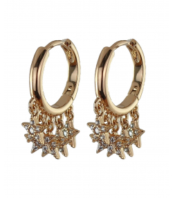 گوشواره حلقه ای زنانه ژوپینگ Xuping مدل ستاره AAC-372