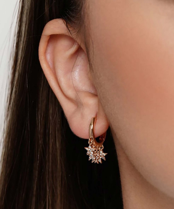 گوشواره حلقه ای زنانه ژوپینگ Xuping مدل ستاره AAC-372