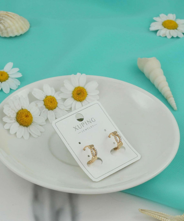 گوشواره حلقه ای زنانه ژوپینگ Xuping مدل قلب AAC-382