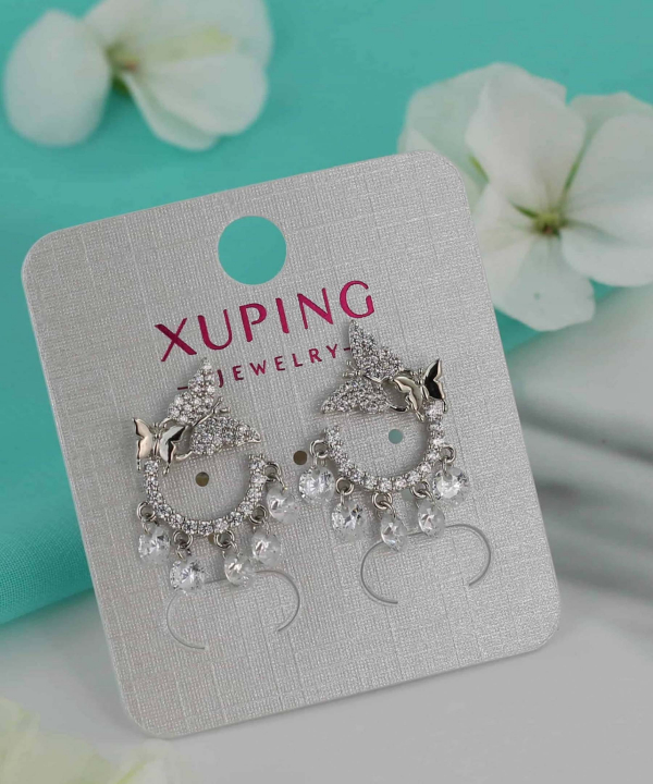 گوشواره میخی زنانه ژوپینگ Xuping مدل پروانه کد AAC-407