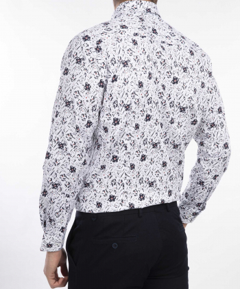 پیراهن مردانه کافه شرت Cafe Shirt کد 1173