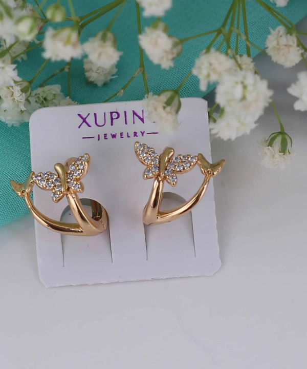 گوشواره زنانه ژوپینگ Xuping مدل پروانه کد AAC-451