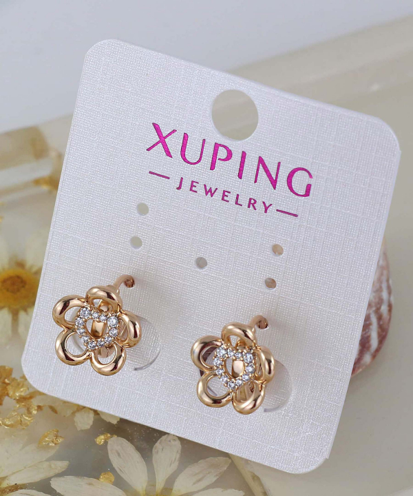 گوشواره زنانه ژوپینگ Xuping مدل گل کد AAC-464