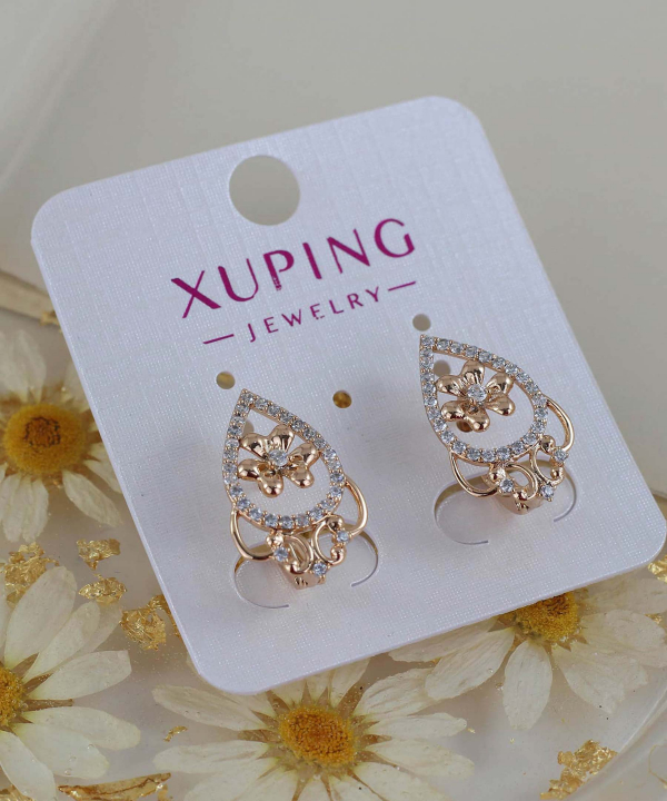 گوشواره زنانه ژوپینگ Xuping مدل گل کد AAC-466