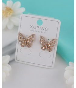گوشواره میخی زنانه ژوپینگ Xuping مدل پروانه کد AAC-602